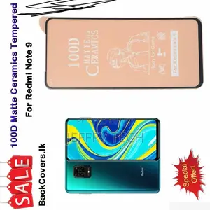 Redmi Note 9 Matte Ceramics Tempered Glass / Screen Protecto
