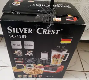 2 in 1 Electric Silver Crest Blender