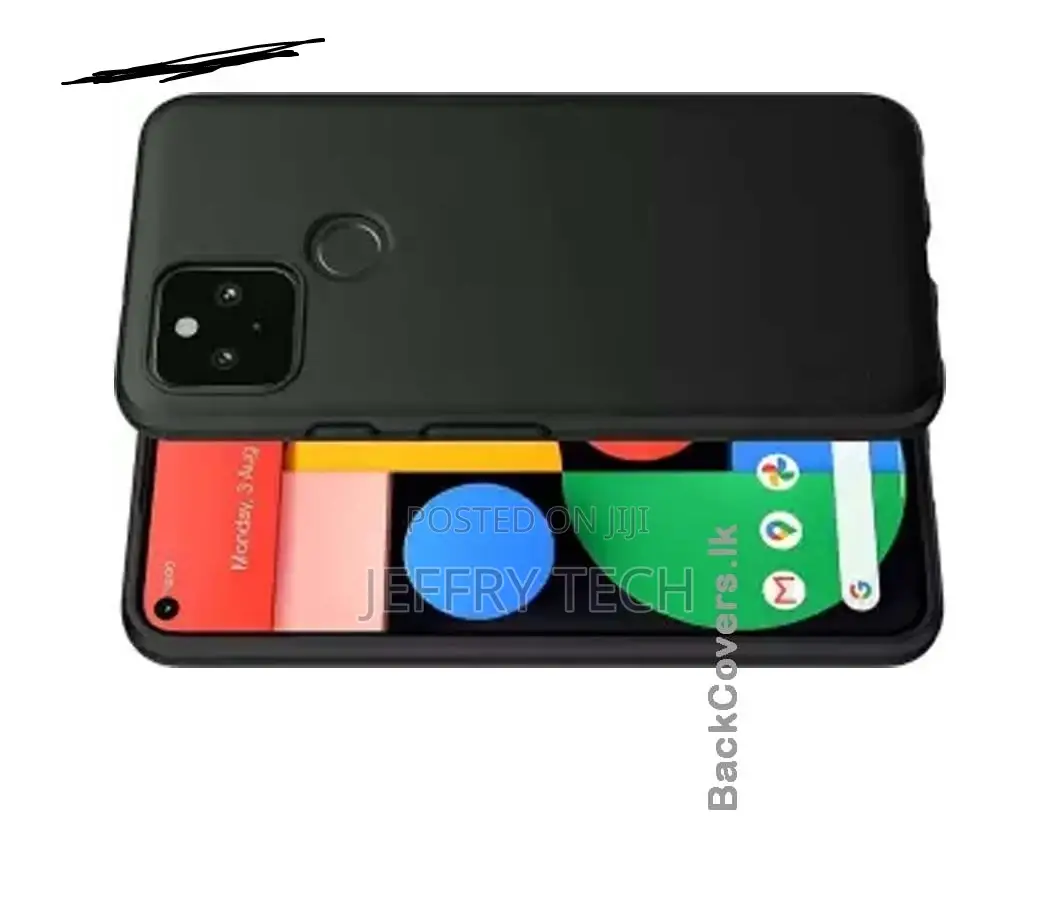 Google Pixel 5 Back Cover -Black