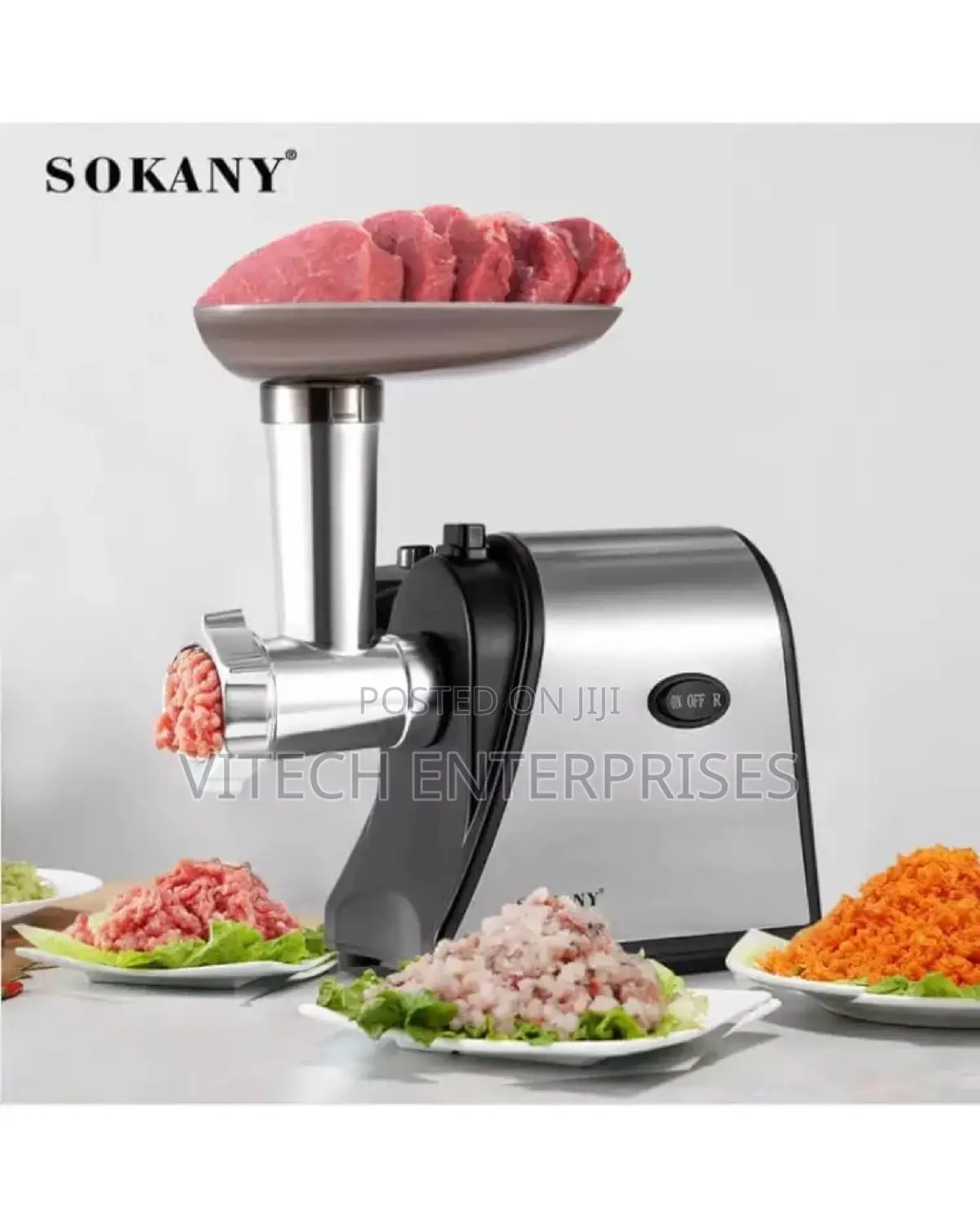 Sokany Multifunctional Electric Meat Mincer - 2500watts