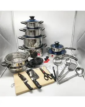 Marwa 30pcs Heavy Duty German Stainless Steel Cookware Set