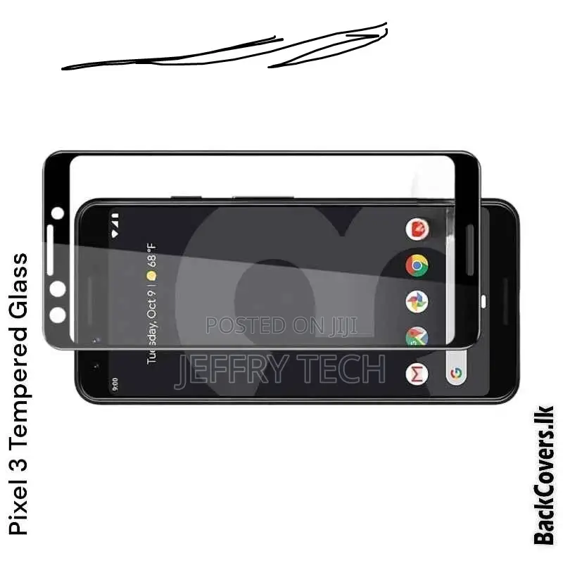 Google Pixel 3 5D Tempered Glass / Screen Protector