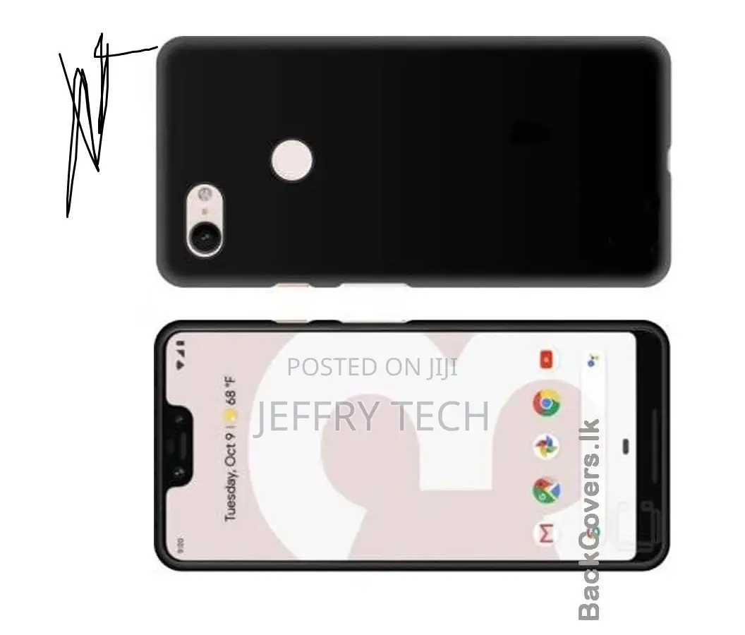 Google Pixel 3A Back Cover -Black