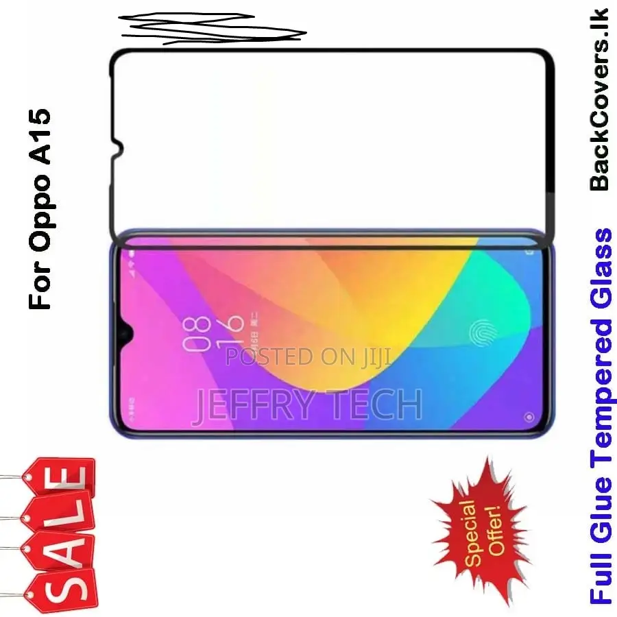 Oppo A15 / A15s Tempered Glass / Screen Protector