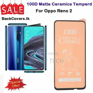 Oppo Reno 2 Matte Ceramics Tempered Glass / Screen Protector