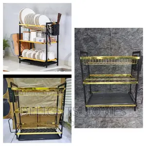 3 Tier Golden Dishrack