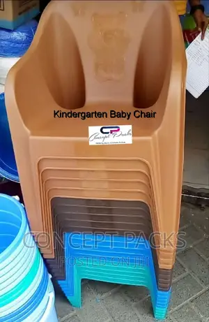Brown Kindergarten Children Chair.