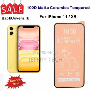 iPhone 11 / XR Matte Ceramics Tempered Glass / Screen Protec