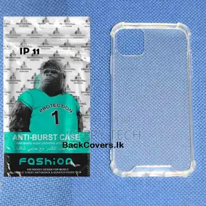 iPhone 11 ANTI-BURST Case / High Quality Transparent Back Co
