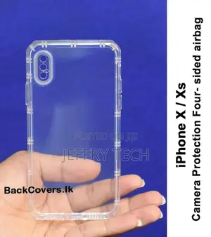 iPhone X / XS High Quality Transparent Back Cover / Phone Ca