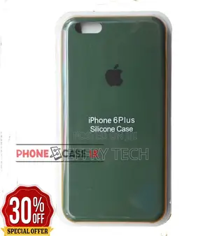 iPhone 6+ / 6 Plus Silicon Phone Case / Back Covers Green
