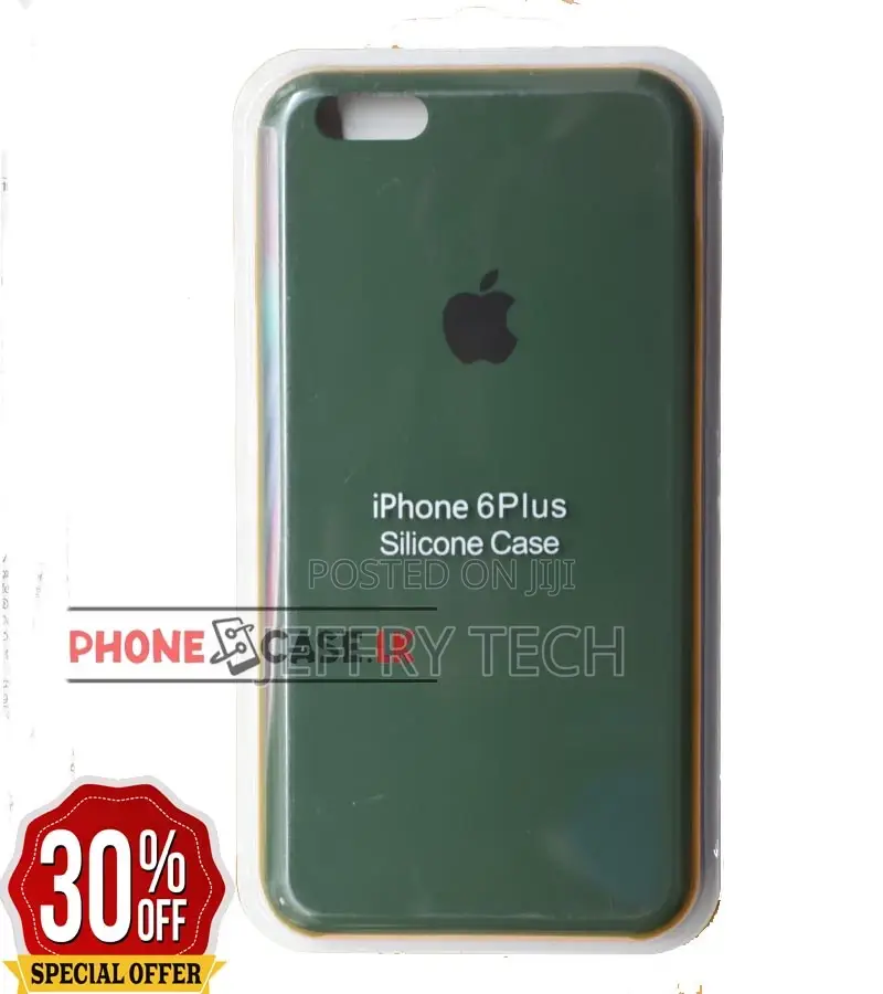 iPhone 6+ / 6 Plus Silicon Phone Case / Back Covers Green