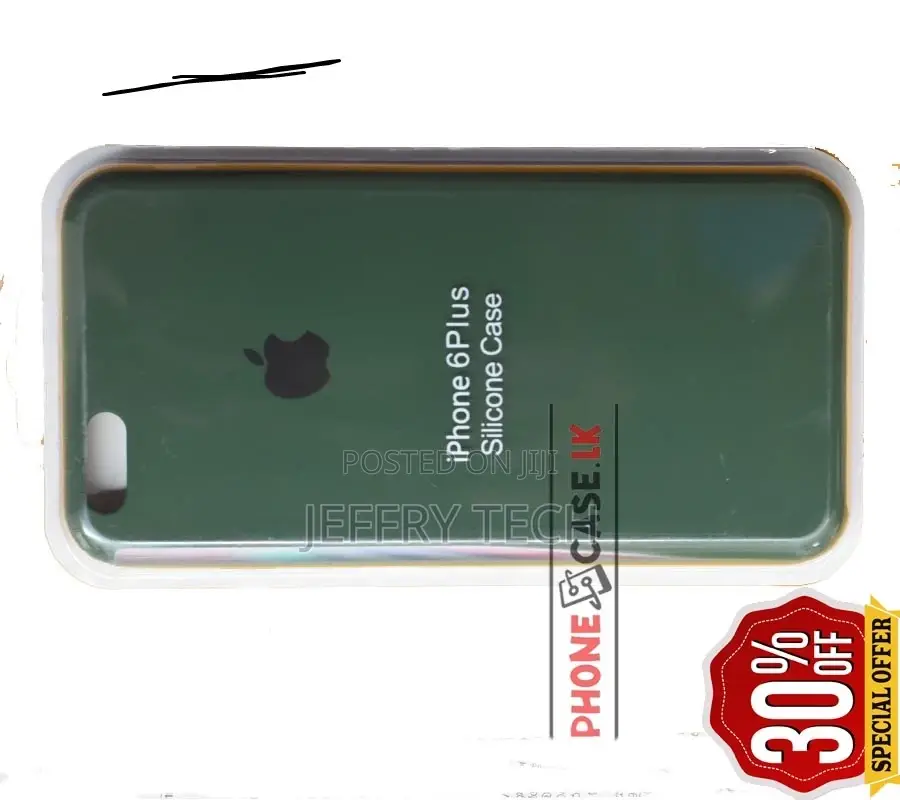 iPhone 6+ / 6 Plus Silicon Phone Case / Back Covers Green