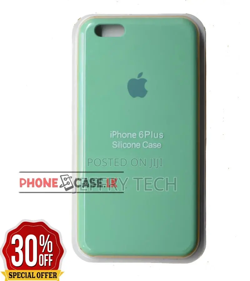 iPhone 6+ / 6 Plus Silicon Phone Case / Back Light Green