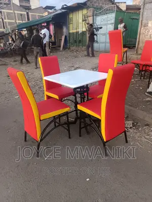 Executive Restaurant Set, Yellow and Orange.