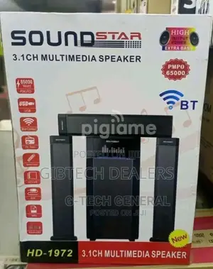 Sound Star Hd-1972 Woofer 3.1ch Multimedia Speaker Available