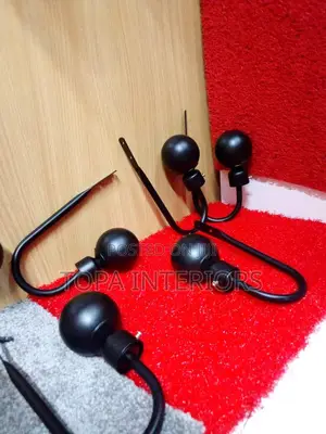 Black Metallic Curtain Tiebacks Holders