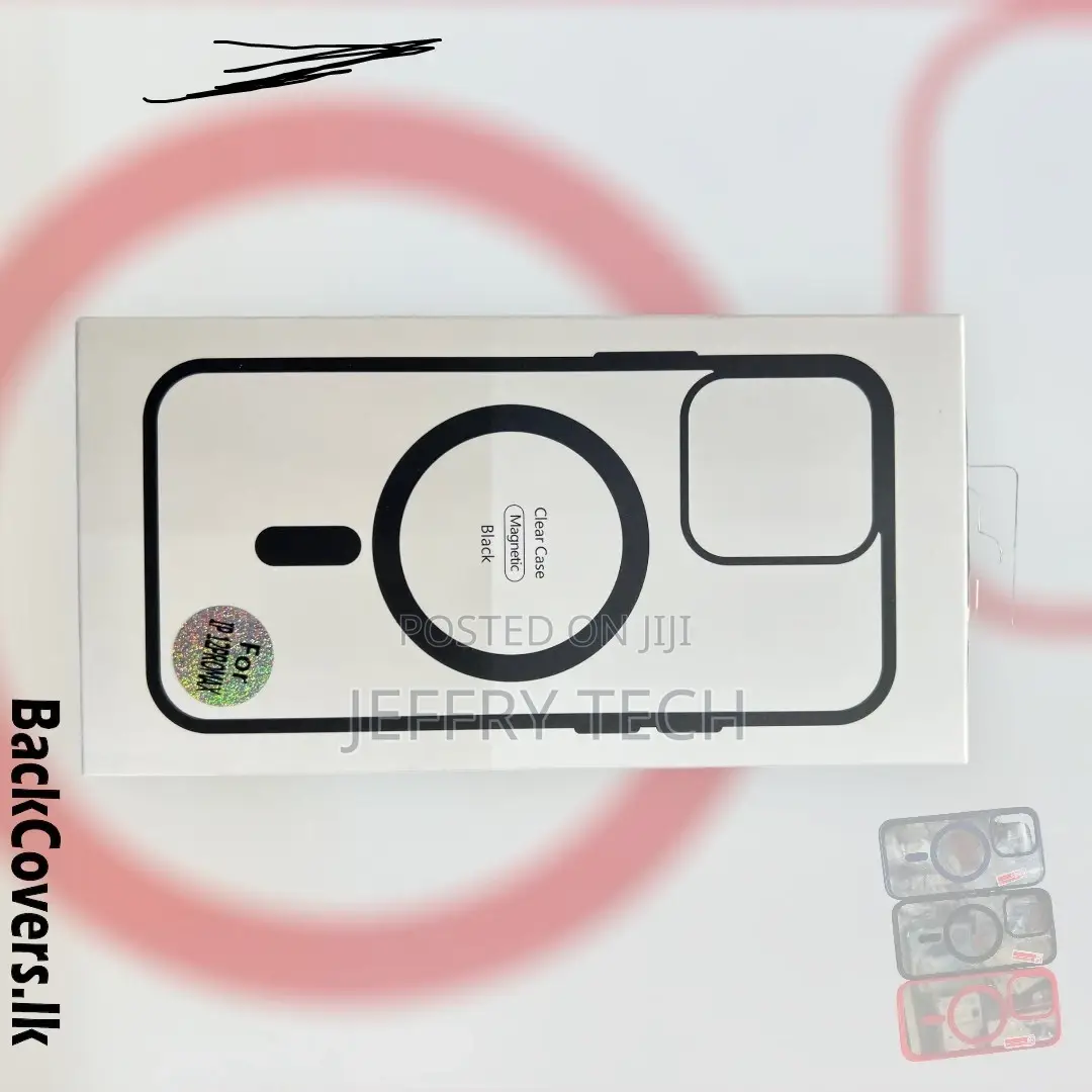 iPhone 12 Pro Max Clear Case / Back Cover /Magsafe-Bla