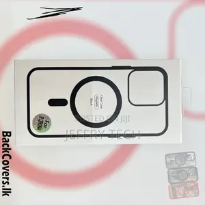 iPhone 12 Pro Max Clear Case / Back Cover /Magsafe-Bla