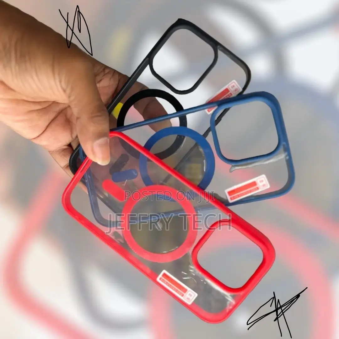 iPhone 12 Pro Max Clear Case / Back Cover /Magsafe-Bla