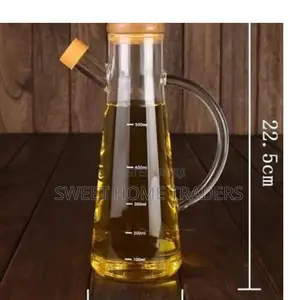Oil Jar With Bamboo Lid