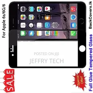 iPhone 6G / 6s Tempered Glass / Screen Protector – Black