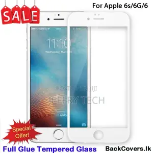 iPhone 6G / 6s Tempered Glass / Screen Protector – White
