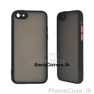 I Phone 5G / 5 G Gingle Camera Protector Back Cover -Black