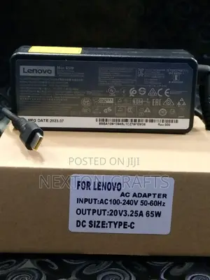Lenovo Type C 20v 3.25a Power Adaptor