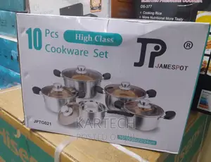 James Pot Stainless Steel Cookware Set - 10 Pieces