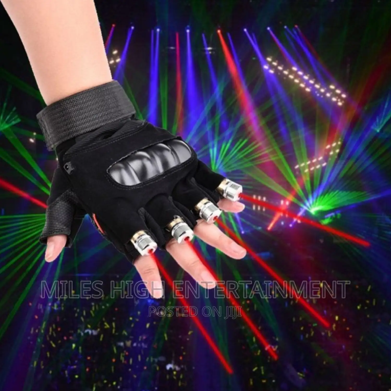 LED Gloves With Lasers