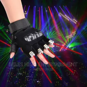 LED Gloves With Lasers