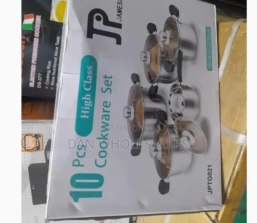 Jamespot 10PCS Cooking Pots Cookware