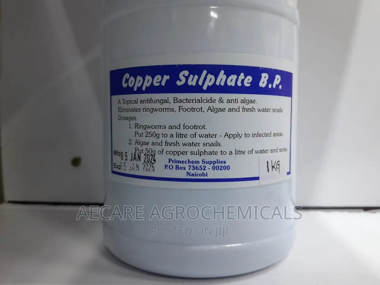 Snail Killer Copper Sulphate B.P 1kg