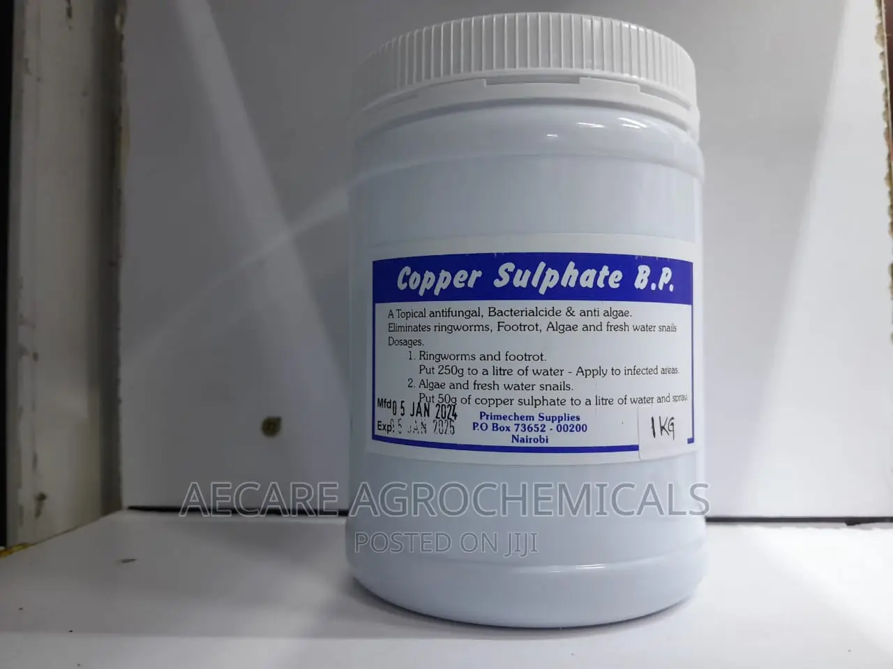 Snail Killer Copper Sulphate B.P 1kg