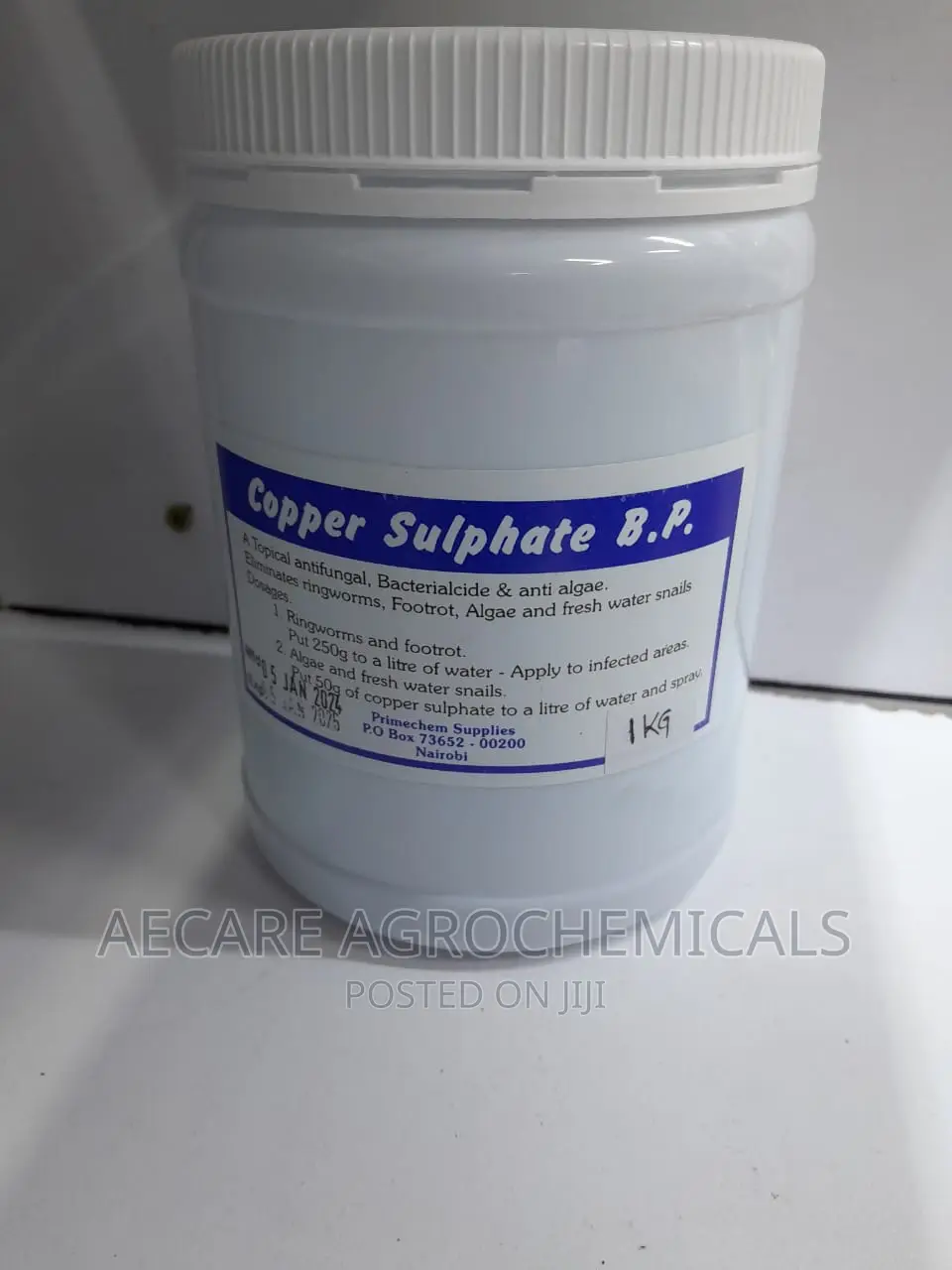 Snail Killer Copper Sulphate B.P 1kg