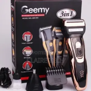 3 in 1 Geemy Shaver Travel Shaver.