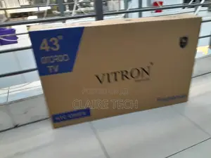 Vitron 43 Inches Smart Android Flameless Tv Television