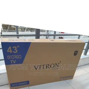 Vitron 43 Inches Smart Android Frameless Tv Television.