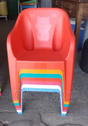 Red Kindergarten Baby Chair