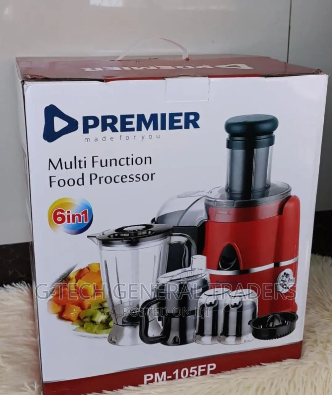 Food Processor! Premier 6in1 Multipurpose Food Processor