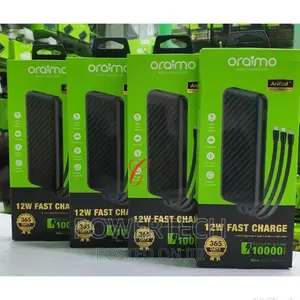 Oraimo Power Bank 10000mah,Black"