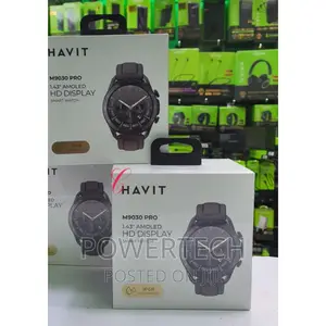 M9030 Havit Amoled Display Smartwatch Ip67 Waterproof.