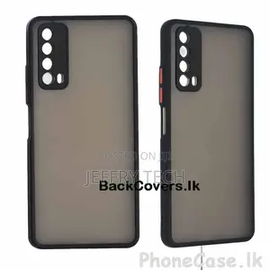 Huawei Y7A / Y 7A Gingle Camera Protector Back Cover -Black