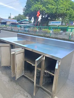 Stainless Working Table Cabinet and Sink