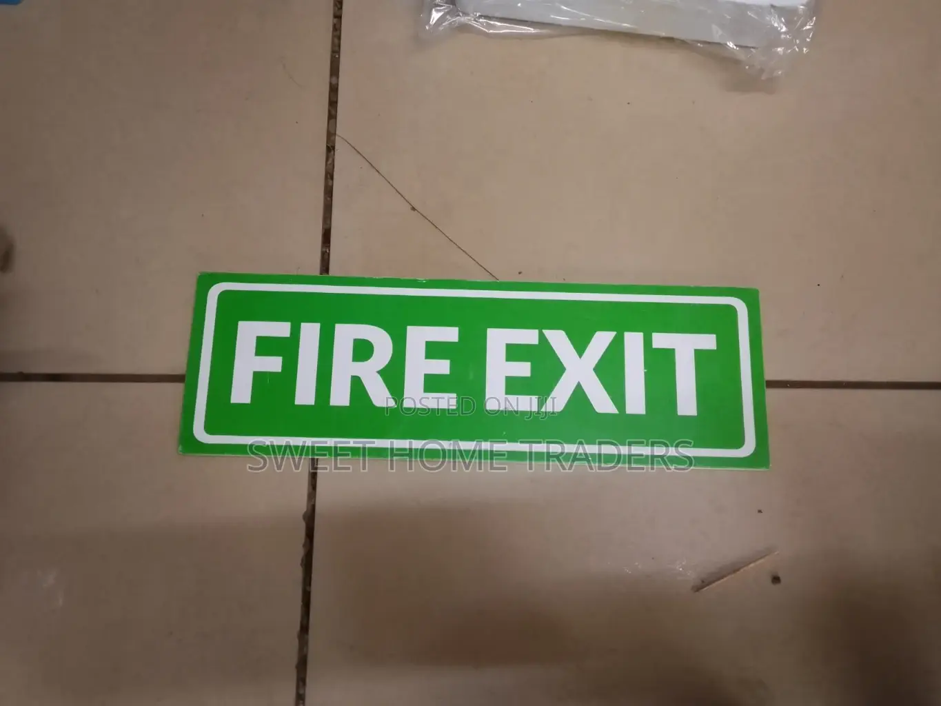 Fire Exit Safety Sign