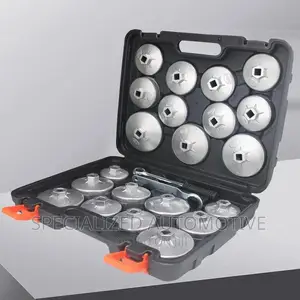 23 Piece Kit Vehicle Oil Filter Wrench Removal Fitting Kit