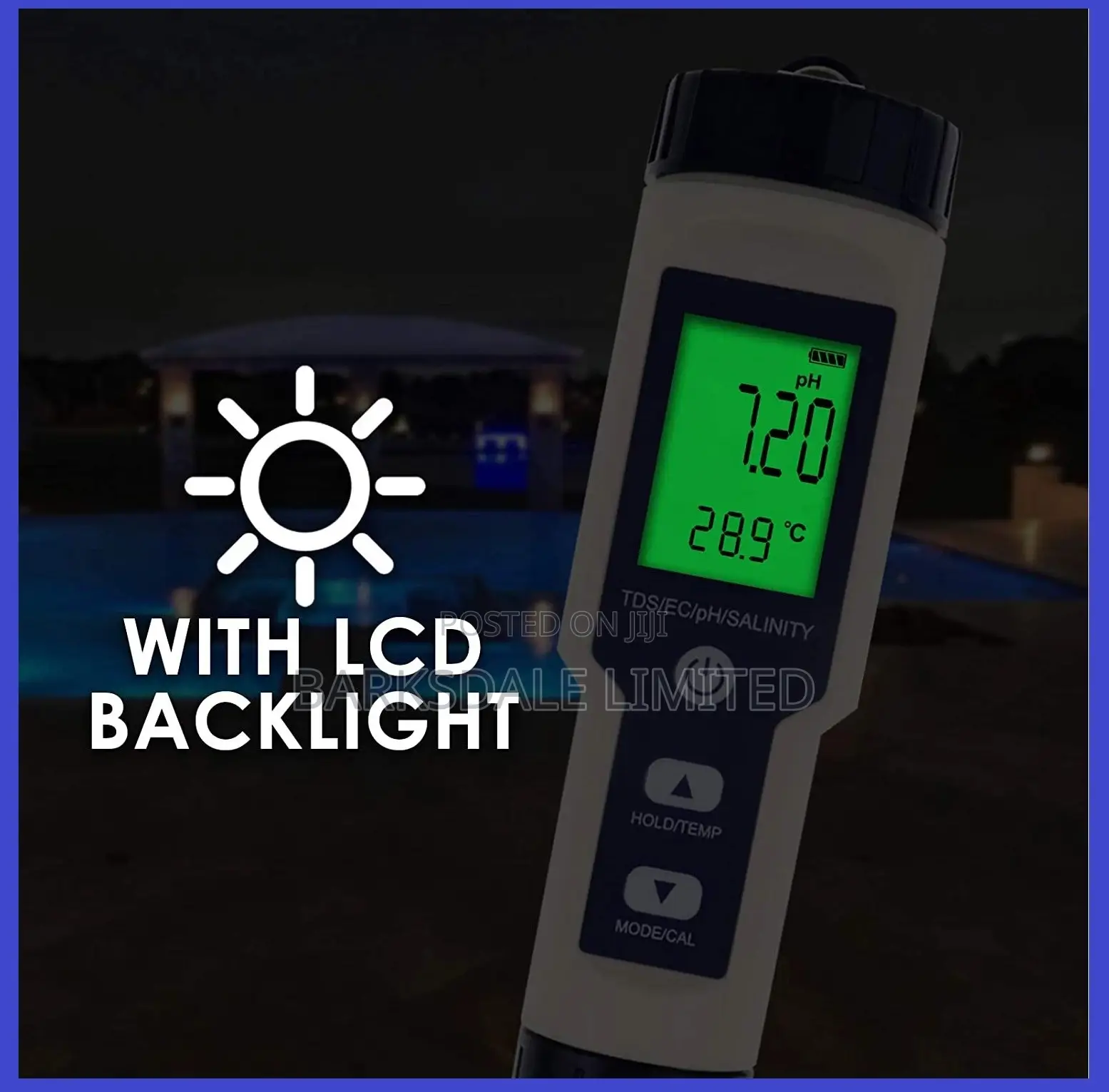 5 in 1 TDS Ec Ph Salinity Temp Water Quality Tester Meter
