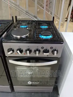 Nunix 3 Gas + 1 Hot Plate With Electric Oven
