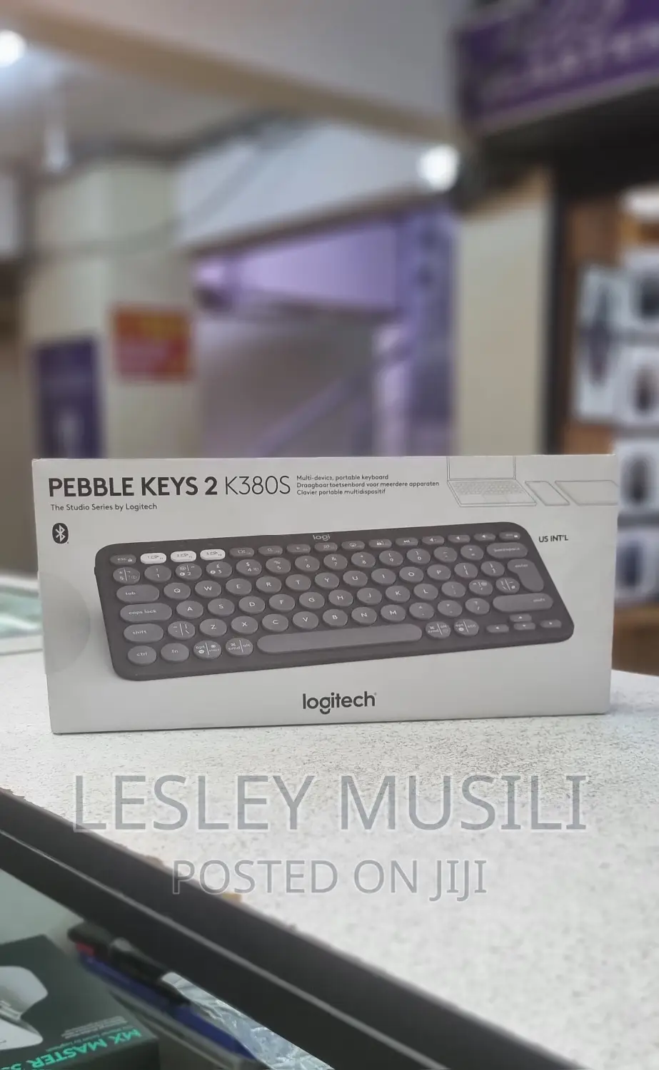 Logitech Pebble Keys 2 K380s,Multi-Device Bluetooth Wireless